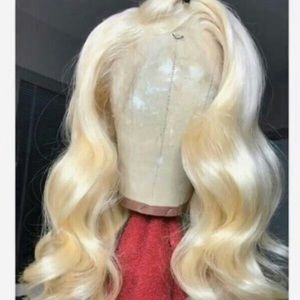 613 platinum blonde hair 24in